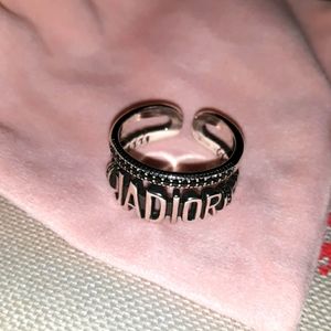 DIOR "J'Adore" Sterling Silver Ring